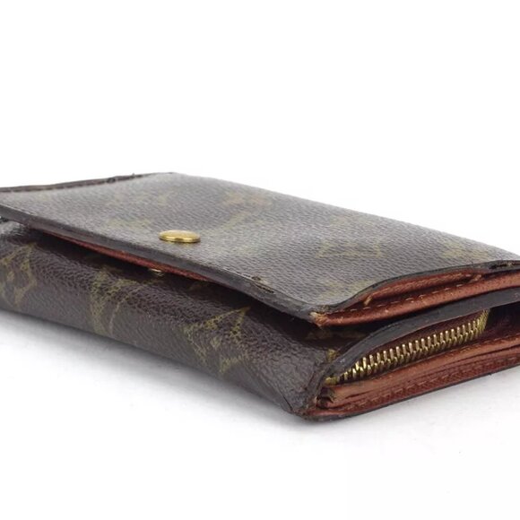 Louis Vuitton W hook purse Monogram beige Monogram canvas Authentic used T10540 - Picture 3 of 9